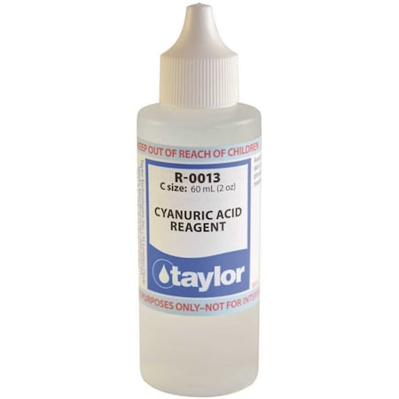 Taylor 2 oz. Bottle Test Kit Replacement Reagent Refill Bottles Cyanuric Acid Reagent TAY-45-1061